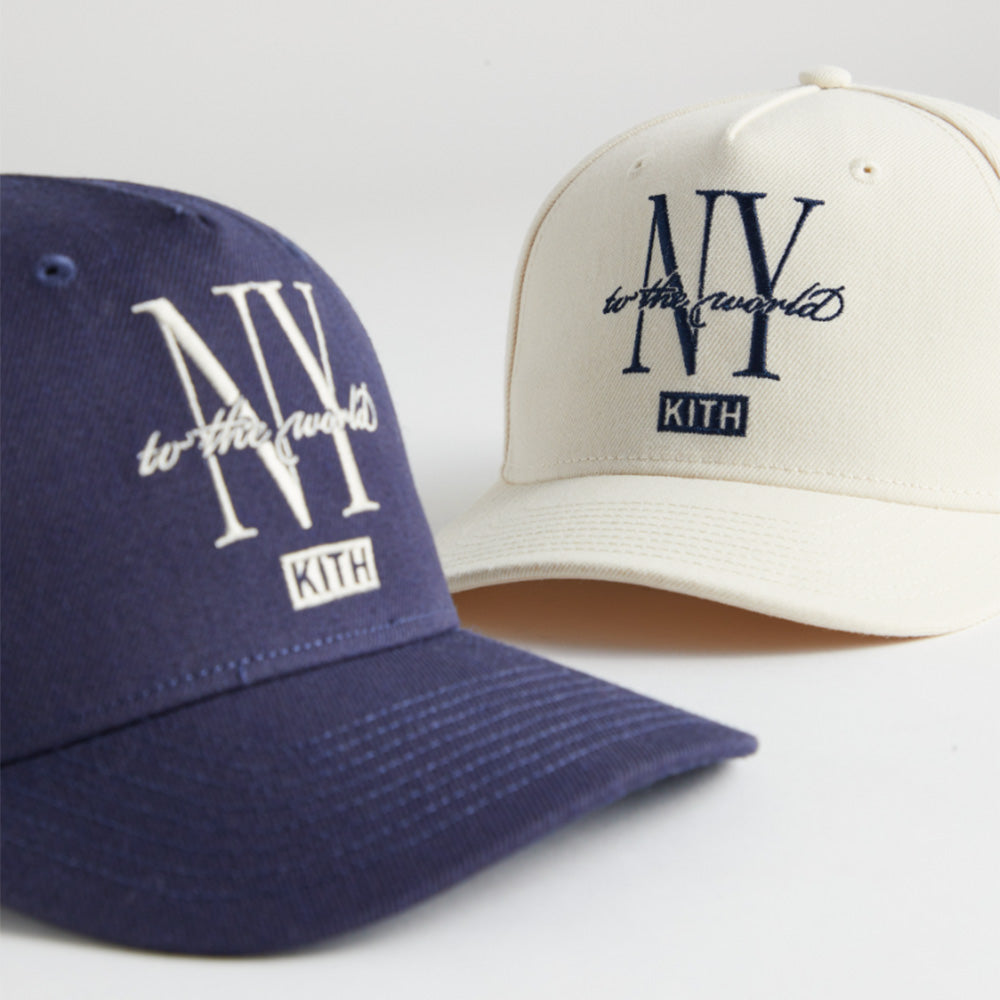 NY TO THE WORLD Pinch Crown Snapbacks Monday Program™ – Kith Tokyo