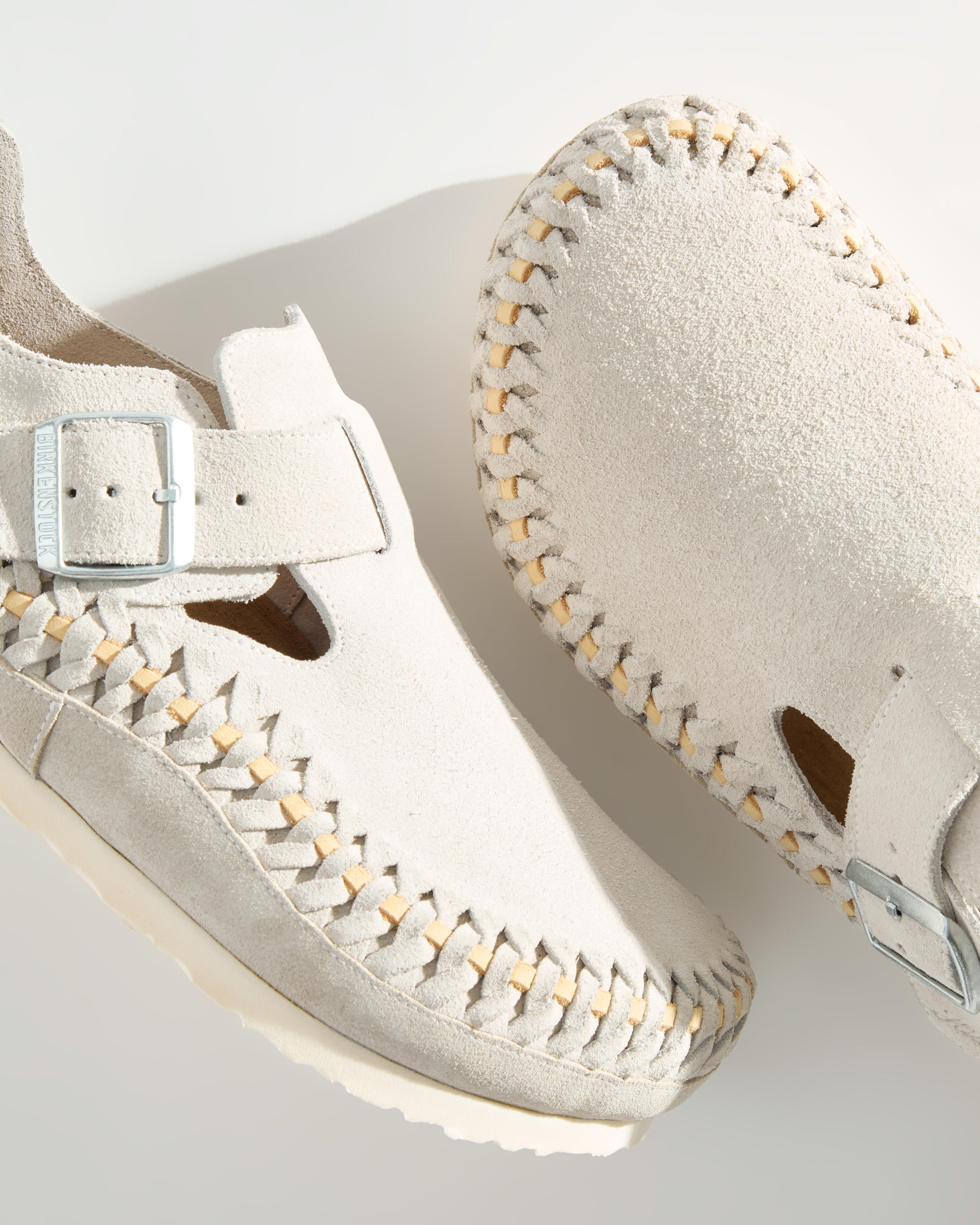 Kith for Birkenstock London Braided Shearling - Mink / Mocca